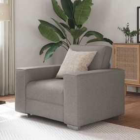 vidaXL Καναπές με μαξιλάρι Taupe 100 x 77 x 82 εκ ύφασμα