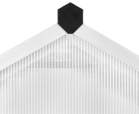 Θερμοκήπιο 421 x 190 x 195 εκ. 15,6 μ³ Αλουμινίου - Διαφανές