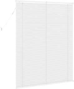 vidaXL Βενετσιάνικη Σκίαση Λευκός 150 x 120 cm PVC