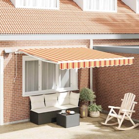 vidaXL Σκηνίτσα Αναδιπλούμενη with 300 x 250 εκ κίτρινο και πορτοκαλί