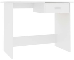 Γραφείο Λευκό 100 x 50 x 76 εκ. από Μοριοσανίδα - Λευκό