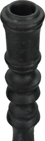 Κηροπήγιο ArteLibre Μαύρο Polyresin 8.5x8.5x24cm