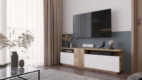 Stewehome Τηλεοπτική μονάδα με ντουλάπι και ράφι από πεύκο 150x29x44 cm