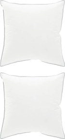 vidaXL Μαξιλάρι 2 τμχ. 40 x 40 cm Αυστραλιανό Μαλλί Λευκό