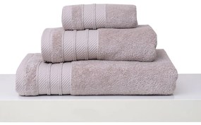 Πετσέτες Σετ 3Τμχ Με Κορδέλα 3/30x50 Des. Soft Linen Anna Riska Towels Set 30x50cm 100% Cotton