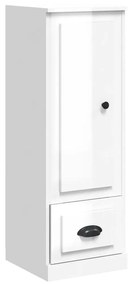 vidaXL Ντουλάπι Γυαλιστερό λευκό 36x35,5x103,5 από Επεξεργασμένο Ξύλο