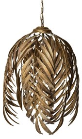 Φωτιστικό Οροφής Mea PTMD Μονόφωτο, με λαμπτήρα E27 και διαστάσεις 41x41x59cm - Gold