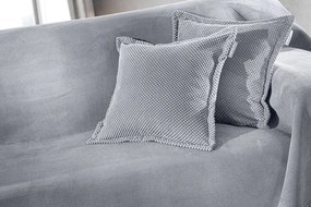 Διακοσμητική Μαξιλάροθήκη Microfiber Rubicon Silver 45x45εκ. Guy Laroche