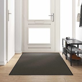 vidaXL Χαλάκι Εξώπορτας Ανθρακί και Μαύρο 120 x 250 cm 100% Πολυαμίδιο