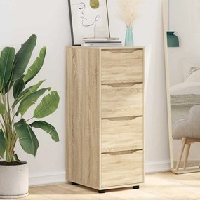 vidaXL Ντουλάπι αποθήκευσης Δρύς Sonoma 40 x 48 x 105 εκ