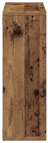 Ράφι τοίχου Παλιό ξύλο 104x20x58,5 cm Κατασκευασμένο ξύλο - Καφέ