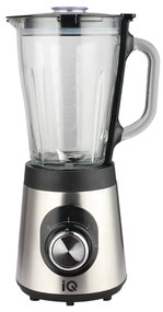 Iq Μπλέντερ Για Smoothies Με Γυάλινη Κανάτα 1.5lt 800w Bl-416 Inox