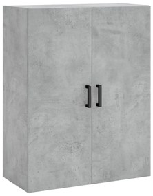 vidaXL Ντουλάπι Γκρι Σκυροδέματος 69,5x34x180 εκ. Επεξεργασμένο Ξύλο