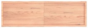 vidaXL Επιφ Τραπεζιού Αν Καφέ 180x50x(2-6)εκ.Ακατέργ. Μασίφ Ξύλο Δρυός