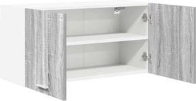 vidaXL Κρεμαστό ντουλάπι Γκρίζο Σονομα 80 x 31 x 40 εκ