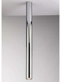 Φωτιστικό Οροφής - Πλαφονιέρα Fluke I-FLUKE-PL75 CR 1xGU10 Φ5,5cm 75cm Chrome Luce Ambiente Design Metal