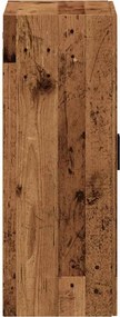 vidaXL Επίτοιχο ντουλάπι Παλιό ξύλο 69,5x34x90 cm