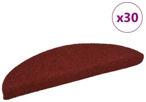 vidaXL Πατάκια Σκάλας Αυτοκόλλητα 30 τεμ. Γκρι 56 x 17 x 3 εκ.