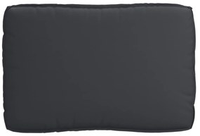 vidaXL μαξιλάρι παλετών  για κάθισμα Μαύρο 120x80x12 εκ. ύφασμα οξφόρδη