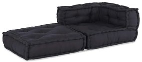 vidaXL Modular Pouffe Anthracite 70x70x54 ύφασμα