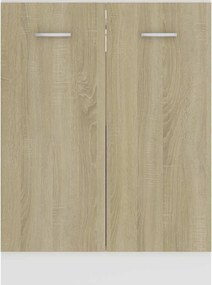 vidaXL Ντουλάπι "Lyon" Sonoma Δρυς 60x46x81,5 εκ. από Τεχνητό Ξύλο