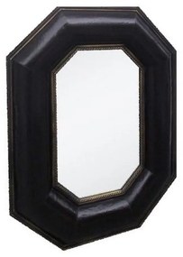 Καθρέπτης Τοίχου Ubiorsas 746-0003 40x6x65cm Black Artekko Wood, Leather