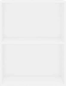 vidaXL Βιβλιοθήκη Λευκή 60x30x76,5 εκ. από Τεχνητό Ξύλο