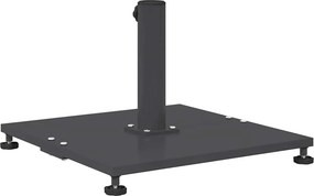 vidaXL Βάση ομπρέλας Σκούρο Γκρι 45 x 45 x 31 εκ.