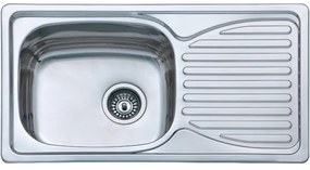 Eco Sink SS201 Νεροχύτης Ένθετος Ανοξείδωτος Μ78xΠ43cm Inox