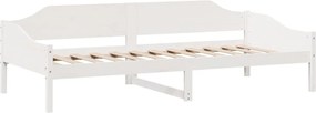 vidaXL Σκελετός Κρεβ. Χωρίς Στρώμα Λευκό 80x200 εκ. Μασίφ Ξύλο Πεύκου
