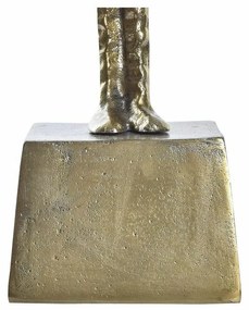 Βοηθητικό Τραπέζι DKD Home Decor Κρυστάλλινο Χρυσό Αλουμίνιο 46 x 46 x 57 cm