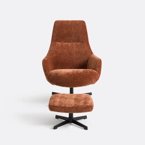 Περιστρεφόμενη πολυθρόνα με υποπόδιο, Roye