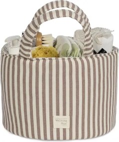 Καλάθι Οργάνωσης Walking Mum Praline Strips Moka 22x16x22 εκ.