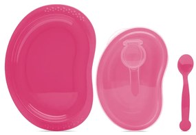 Σετ Μπωλ Φαγητού Με Κουταλάκι Pink 10230610002  Lorelli