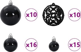 vidaXL Τεχνητό Χριστουγεννιάτικο Δέντρο με Άξονα με βάση Λευκό 210 cm