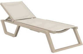 Ξαπλώστρα Rio 20.0908 187x69x33cm Taupe