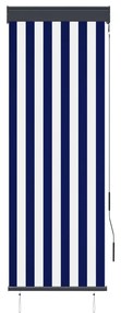 Στόρι Σκίασης Ρόλερ Εξωτερικού Χώρου Μπλε / Λευκό 60 x 250 εκ. - Μπλε