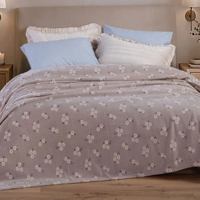 Κουβέρτα Fleece Μονή (160x220) Nef-Nef Homeware Judith Grey