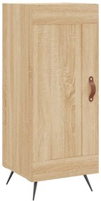 vidaXL Μπουφές Sonoma δρυς 34,5 x 34 x 180 εκ. από Επεξεργασμένο Ξύλο