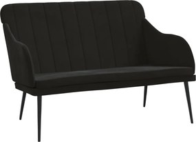vidaXL Πάγκος Μαύρος 110x76x80 εκ. Βελούδινος