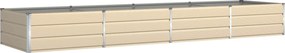 vidaXL Γλάστρα Ελεφαντόδοντο 385 x 100 x 45 εκ Επικαλυμμένος Χάλυβας