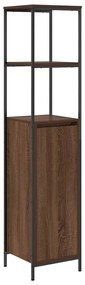 vidaXL Σετ Επίπλων Μπάνιου με ράφι 5 pcs Καφέ 76.5 x 35 x 95 εκ