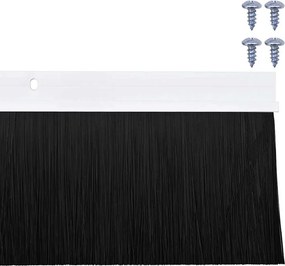 vidaXL Σφραγίδες πόρτας με βούρτσες που προσαρτώνται 2 pcs Λευκό