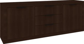 Μπουφές Doha pakoworld σε wenge απόχρωση 210x45x80.5εκ