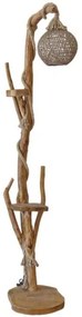 Επιδαπέδιο Φωτιστικό TREE 1/L Κορμός Πλέγμα 31-1143 Heronia-31-1143-Καφέ 31-1143