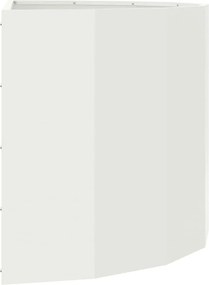 vidaXL Γλάστρα Λευκό 90 x 45 x 50 εκ. Ατσάλι