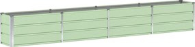 vidaXL Γλάστρα Πράσινο 320 x 40 x 45 cm Ατσάλι