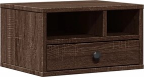 vidaXL Βάση Εκτυπωτή Καφέ Δρυς 40x32x22,5 εκ. από Επεξεργασμένο Ξύλο