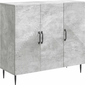 vidaXL Πλαϊνό γραφείο Γκρι Σκυροδέματος 89 x 34,5 x 80 εκ