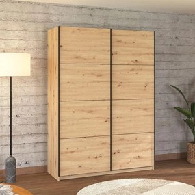 Ντουλάπα Gard 150 h205 Artisan Oak 145x61x205 εκ.